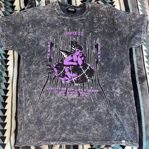 Oversized, tee shirt.